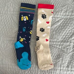 ProCompression Dog Themed Running Socks XS